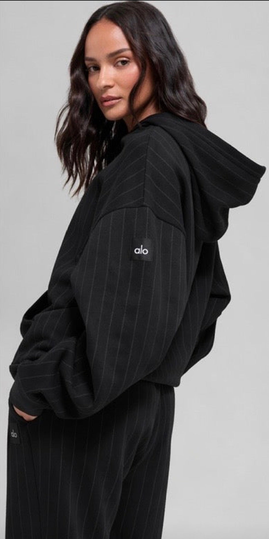Ensemble rayures - Noir